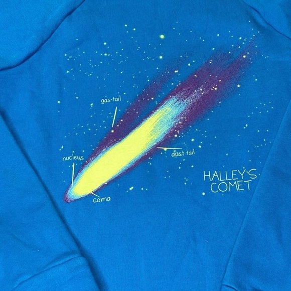 Lands' End Kids Pullover Sweater Size Large Haileys Comet Blue Long Sleeve Top - Picture 2 of 11